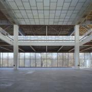 ArchitektInnen / KünstlerInnen: Karl Schwanzer<br>Projekt: Museum des 20. Jahrhunderts (heute 21er Haus)<br>Aufnahmedatum: 12/07<br>Format: 4x5'' C-Dia<br>Lieferformat: Dia-Duplikat, Scan 300 dpi<br>Bestell-Nummer: 12905/B<br>