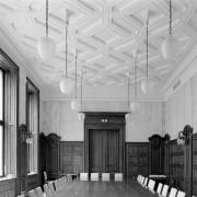 ArchitektInnen / KünstlerInnen: Otto Wagner<br>Projekt: Länderbank<br>Aufnahmedatum: 11/95<br>Format: 4x5'' C-Dia<br>Lieferformat: Scan 300 dpi<br>Bestell-Nummer: N6704/25<br>