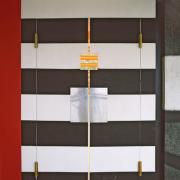 ArchitektInnen / KünstlerInnen: Adolf Krischanitz<br>Projekt: Traisenpavillon<br>Aufnahmedatum: 05/88<br>Format: 6x7cm C-Dia<br>Lieferformat: Scan 300 dpi<br>Bestell-Nummer: 2216/02<br>