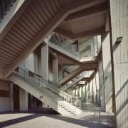 ArchitektInnen / KünstlerInnen: Erich Frantl<br>Projekt: Praterstadion - Ernst-Happel-Stadion<br>Aufnahmedatum: 06/94<br>Format: 4x5'' C-Dia<br>Lieferformat: Scan 300 dpi<br>Bestell-Nummer: 3925/B<br>