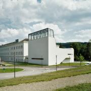 ArchitektInnen / KünstlerInnen: Heinz Tesar<br>Projekt: IST Austria Lecture Hall<br>Aufnahmedatum: 06/10<br>Format: 4x5'' C-Dia<br>Lieferformat: Scan 300 dpi<br>Bestell-Nummer: 13019/B<br>