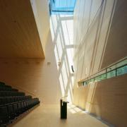 ArchitektInnen / KünstlerInnen: Heinz Tesar<br>Projekt: IST Austria Lecture Hall<br>Aufnahmedatum: 06/10<br>Format: 4x5'' C-Dia<br>Lieferformat: Scan 300 dpi<br>Bestell-Nummer: 13020/D<br>