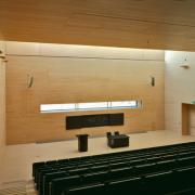 ArchitektInnen / KünstlerInnen: Heinz Tesar<br>Projekt: IST Austria Lecture Hall<br>Aufnahmedatum: 06/10<br>Format: 4x5'' C-Dia<br>Lieferformat: Scan 300 dpi<br>Bestell-Nummer: 13022/D<br>