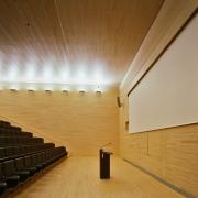 ArchitektInnen / KünstlerInnen: Heinz Tesar<br>Projekt: IST Austria Lecture Hall<br>Aufnahmedatum: 06/10<br>Format: 4x5'' C-Dia<br>Lieferformat: Scan 300 dpi<br>Bestell-Nummer: 13021/D<br>