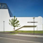ArchitektInnen / KünstlerInnen: Heinz Tesar<br>Projekt: IST Austria Lecture Hall<br>Aufnahmedatum: 06/10<br>Format: 4x5'' C-Dia<br>Lieferformat: Scan 300 dpi<br>Bestell-Nummer: 13019/C<br>