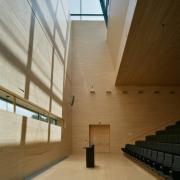 ArchitektInnen / KünstlerInnen: Heinz Tesar<br>Projekt: IST Austria Lecture Hall<br>Aufnahmedatum: 06/10<br>Format: 4x5'' C-Dia<br>Lieferformat: Scan 300 dpi<br>Bestell-Nummer: 13022/B<br>