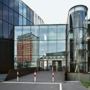 ArchitektInnen / KünstlerInnen: Henke Schreieck Architekten, Ursula Aichwalder<br>Projekt: Borealis Innovation Headquarters<br>Aufnahmedatum: 06/10<br>Format: 4x5'' C-Dia<br>Lieferformat: Scan 300 dpi<br>Bestell-Nummer: 13032/B<br>