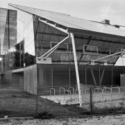 ArchitektInnen / KünstlerInnen: Helmut Richter<br>Projekt: Schule Kinkplatz<br>Aufnahmedatum: 08/96<br>Format: 24x36mm SW<br>Lieferformat: Scan 300 dpi<br>Bestell-Nummer: N4783/35<br>