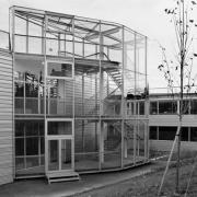 ArchitektInnen / KünstlerInnen: Helmut Richter<br>Projekt: Schule Kinkplatz<br>Aufnahmedatum: 08/96<br>Format: 24x36mm SW<br>Lieferformat: Scan 300 dpi<br>Bestell-Nummer: N4783/32<br>