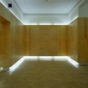 ArchitektInnen / KünstlerInnen: Eichinger oder Knechtl, Nancy Spero<br>Projekt: Jüdisches Museum Wien<br>Format: 4x5'' C-Dia<br>Lieferformat: Dia-Duplikat, Scan 300 dpi<br>Bestell-Nummer: 5983/01<br>
