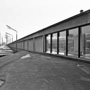 ArchitektInnen / KünstlerInnen: Heinrich Hrdlicka<br>Projekt: Südbahnhof<br>Aufnahmedatum: 11/91<br>Format: 4x5'' SW<br>Lieferformat: Scan 300 dpi<br>Bestell-Nummer: N2641/13<br>