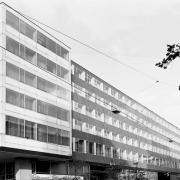 ArchitektInnen / KünstlerInnen: Josef Wöhnhart<br>Projekt: AEZ - Ausstellungs- und Einkaufszentrum Landstraße<br>Format: 4x5'' SW<br>Lieferformat: Scan 300 dpi<br>Bestell-Nummer: N2624/06<br>