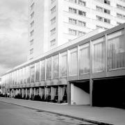 ArchitektInnen / KünstlerInnen: Walter Jaksch, Carl Appel<br>Projekt: Hotel Intercontinental<br>Format: 4x5'' SW<br>Lieferformat: Scan 300 dpi<br>Bestell-Nummer: N2660/02<br>
