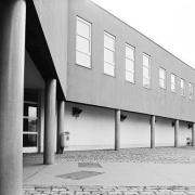 ArchitektInnen / KünstlerInnen: Gustav Peichl<br>Projekt: Volksschule Diesterweggasse<br>Aufnahmedatum: 12/82<br>Format: 24x36mm SW<br>Lieferformat: Scan 300 dpi<br>Bestell-Nummer: N2063/14A<br>