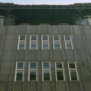 ArchitektInnen / KünstlerInnen: Jože Plečnik<br>Projekt: Zacherlhaus - Geschäfts- und Wohnhaus<br>Aufnahmedatum: 08/83<br>Format: 24x36mm SW<br>Lieferformat: Scan 300 dpi<br>Bestell-Nummer: 588/43<br>
