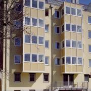 ArchitektInnen / KünstlerInnen: Friedrich Kurrent<br>Projekt: Wohnhausanlage Nobilegasse<br>Aufnahmedatum: 04/88<br>Format: 4x5'' C-Dia<br>Lieferformat: Scan 300 dpi<br>Bestell-Nummer: 1489/07<br>