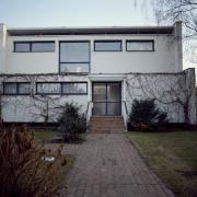 ArchitektInnen / KünstlerInnen: Ernst A. Plischke<br>Projekt: Haus Frey<br>Aufnahmedatum: 02/90<br>Format: 4x5'' C-Dia<br>Lieferformat: Scan 300 dpi<br>Bestell-Nummer: 1587/05<br>