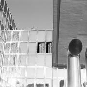 ArchitektInnen / KünstlerInnen: Kurt Hlaweniczka<br>Projekt: Universitätszentrum Althanstraße<br>Aufnahmedatum: 10/82<br>Format: 24x36mm SW<br>Lieferformat: Scan 300 dpi<br>Bestell-Nummer: N422/34<br>