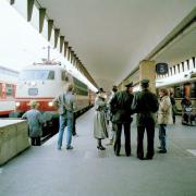 ArchitektInnen / KünstlerInnen: Robert Hartinger<br>Projekt: Westbahnhof<br>Aufnahmedatum: 11/86<br>Format: 4x5'' C-Neg<br>Lieferformat: Scan 300 dpi<br>Bestell-Nummer: N1072/07<br>