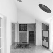 ArchitektInnen / KünstlerInnen: Adolf Krischanitz, Oskar Putz<br>Projekt: Haus in Salmannsdorf<br>Aufnahmedatum: 07/88<br>Format: 24x36mm SW<br>Lieferformat: Scan 300 dpi<br>Bestell-Nummer: N1406/36<br>