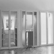 ArchitektInnen / KünstlerInnen: Adolf Krischanitz, Oskar Putz<br>Projekt: Haus in Salmannsdorf<br>Aufnahmedatum: 06/88<br>Format: 24x36mm SW<br>Lieferformat: Scan 300 dpi<br>Bestell-Nummer: N1414/15<br>