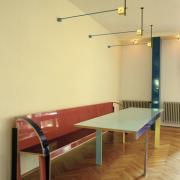 ArchitektInnen / KünstlerInnen: Adolf Krischanitz, Oskar Putz<br>Projekt: Haus in Salmannsdorf<br>Aufnahmedatum: 07/88<br>Format: 4x5'' C-Neg<br>Lieferformat: Scan 300 dpi<br>Bestell-Nummer: N1494/08<br>