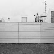 ArchitektInnen / KünstlerInnen: Gustav Peichl<br>Projekt: ORF Landesstudio Vorarlberg<br>Aufnahmedatum: 04/91<br>Format: 24x36mm SW<br>Lieferformat: Scan 300 dpi<br>Bestell-Nummer: N2228/28<br>
