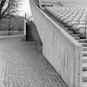 ArchitektInnen / KünstlerInnen: Wilhelm Braun<br>Projekt: Festspielhaus Bregenz<br>Aufnahmedatum: 04/91<br>Format: 24x36mm SW<br>Lieferformat: Scan 300 dpi<br>Bestell-Nummer: N2962/26<br>