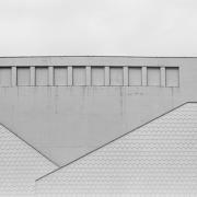 ArchitektInnen / KünstlerInnen: Wilhelm Braun<br>Projekt: Festspielhaus Bregenz<br>Aufnahmedatum: 04/91<br>Format: 24x36mm SW<br>Lieferformat: Scan 300 dpi<br>Bestell-Nummer: N2962/34<br>