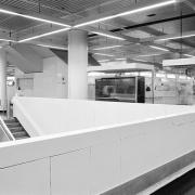 ArchitektInnen / KünstlerInnen: Alois Giefer, Hermann Mäckler<br>Projekt: Flughafen Frankfurt<br>Aufnahmedatum: 11/93<br>Format: 24x36mm SW<br>Lieferformat: Scan 300 dpi<br>Bestell-Nummer: N3076/16<br>