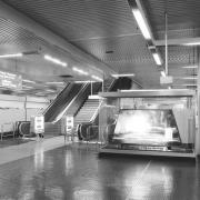 ArchitektInnen / KünstlerInnen: Alois Giefer, Hermann Mäckler<br>Projekt: Flughafen Frankfurt<br>Aufnahmedatum: 11/93<br>Format: 24x36mm SW<br>Lieferformat: Scan 300 dpi<br>Bestell-Nummer: N3076/28<br>