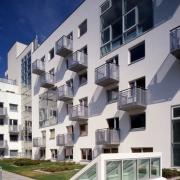 ArchitektInnen / KünstlerInnen: Otto Häuselmayer<br>Projekt: Kolpinghaus 'Betreutes Wohnen'<br>Aufnahmedatum: 09/03<br>Format: 4x5'' C-Dia<br>Lieferformat: Dia-Duplikat, Scan 300 dpi<br>Bestell-Nummer: 11872/C<br>