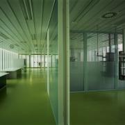 ArchitektInnen / KünstlerInnen: Silvia Gmür, Livio Vacchini<br>Projekt: Kantonspital Basel Klinikum 1 West<br>Aufnahmedatum: 09/03<br>Format: 4x5'' C-Dia<br>Lieferformat: Dia-Duplikat, Scan 300 dpi<br>Bestell-Nummer: 11818/D<br>