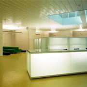 ArchitektInnen / KünstlerInnen: Silvia Gmür, Livio Vacchini<br>Projekt: Kantonspital Basel Klinikum 1 West<br>Aufnahmedatum: 09/03<br>Format: 4x5'' C-Dia<br>Lieferformat: Dia-Duplikat, Scan 300 dpi<br>Bestell-Nummer: 11825/C<br>