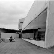 ArchitektInnen / KünstlerInnen: Zaha Hadid Architects, Zaha M. Hadid<br>Projekt: Vitra Feuerwehrstation<br>Aufnahmedatum: 08/94<br>Format: SW<br>Lieferformat: Dia-Duplikat, Scan 300 dpi<br>Bestell-Nummer: SW3533/27<br>