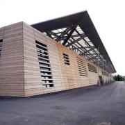 ArchitektInnen / KünstlerInnen: Albert Wimmer, Schuster Architekten GmbH<br>Projekt: Stadion Salzburg<br>Aufnahmedatum: 05/03<br>Format: 4x5'' C-Dia<br>Lieferformat: Dia-Duplikat, Scan 300 dpi<br>Bestell-Nummer: 11723/C<br>