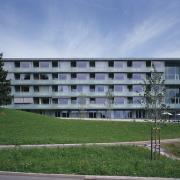 ArchitektInnen / KünstlerInnen: Daniele Marques<br>Projekt: Kantonsspital Luzern - Neue Frauenklinik<br>Aufnahmedatum: 06/02<br>Format: 4x5'' C-Dia<br>Lieferformat: Dia-Duplikat, Scan 300 dpi<br>Bestell-Nummer: 11250/C<br>