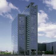ArchitektInnen / KünstlerInnen: HNP architects ZT GmbH, Heinz Neumann<br>Projekt: ARES Tower<br>Aufnahmedatum: 09/01<br>Format: 4x5'' C-Dia<br>Lieferformat: Dia-Duplikat, Scan 300 dpi<br>Bestell-Nummer: 10814/D<br>