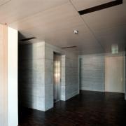 ArchitektInnen / KünstlerInnen: Barkow Leibinger<br>Projekt: Gründerzentrum Grüsch<br>Aufnahmedatum: 07/01<br>Format: 4x5'' C-Dia<br>Lieferformat: Dia-Duplikat, Scan 300 dpi<br>Bestell-Nummer: 10719/C<br>