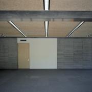 ArchitektInnen / KünstlerInnen: Barkow Leibinger<br>Projekt: Gründerzentrum Grüsch<br>Aufnahmedatum: 07/01<br>Format: 4x5'' C-Dia<br>Lieferformat: Dia-Duplikat, Scan 300 dpi<br>Bestell-Nummer: 10719/D<br>