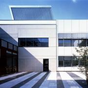 ArchitektInnen / KünstlerInnen: Barkow Leibinger<br>Projekt: Laserfabrik Haas<br>Aufnahmedatum: 09/00<br>Format: 4x5'' C-Dia<br>Lieferformat: Dia-Duplikat, Scan 300 dpi<br>Bestell-Nummer: 10010/D<br>