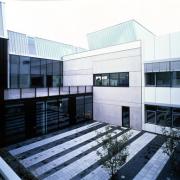 ArchitektInnen / KünstlerInnen: Barkow Leibinger<br>Projekt: Laserfabrik Haas<br>Aufnahmedatum: 09/00<br>Format: 4x5'' C-Dia<br>Lieferformat: Dia-Duplikat, Scan 300 dpi<br>Bestell-Nummer: 10011/A<br>