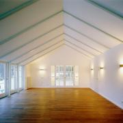 ArchitektInnen / KünstlerInnen: Bulant & Wailzer Architekturstudio<br>Projekt: Haus auf der Höh'<br>Aufnahmedatum: 12/99<br>Format: 4x5'' C-Dia<br>Lieferformat: Dia-Duplikat, Scan 300 dpi<br>Bestell-Nummer: 9345/D<br>