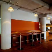 ArchitektInnen / KünstlerInnen: Heinz Lutter<br>Projekt: Restaurant centraal snack<br>Aufnahmedatum: 05/00<br>Format: 4x5'' C-Dia<br>Lieferformat: Dia-Duplikat, Scan 300 dpi<br>Bestell-Nummer: 9585/C<br>