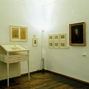 ArchitektInnen / KünstlerInnen: Elsa Prochazka<br>Projekt: Mozart-Gedenkstätte 'Figarohaus'<br>Aufnahmedatum: 11/95<br>Format: 24x36mm C-Dia<br>Lieferformat: Dia-Duplikat, Scan 300 dpi<br>Bestell-Nummer: 5951/2<br>