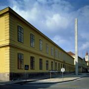 ArchitektInnen / KünstlerInnen: Adolf Krischanitz<br>Projekt: Kunsthalle Krems<br>Aufnahmedatum: 06/95<br>Format: 4x5'' C-Dia<br>Lieferformat: Dia-Duplikat, Scan 300 dpi<br>Bestell-Nummer: 5574/B<br>