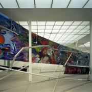 ArchitektInnen / KünstlerInnen: Fabio Marcaccio, Greg Lynn<br>Projekt: Ausstellung in der Secession ''Tingler''<br>Aufnahmedatum: 06/99<br>Format: 4x5'' C-Dia<br>Lieferformat: Dia-Duplikat, Scan 300 dpi<br>Bestell-Nummer: 8971/D<br>