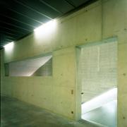 ArchitektInnen / KünstlerInnen: Barkow Leibinger<br>Projekt: Trumpf Lasertechnik<br>Aufnahmedatum: 12/98<br>Format: 4x5'' C-Dia<br>Lieferformat: Dia-Duplikat, Scan 300 dpi<br>Bestell-Nummer: 8529/D<br>