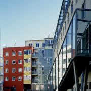 ArchitektInnen / KünstlerInnen: Franziska Ullmann<br>Projekt: Frauen-Werk-Stadt Bauteil Ullmann<br>Aufnahmedatum: 04/98<br>Format: 6x9cm C-Dia<br>Lieferformat: Dia-Duplikat, Scan 300 dpi<br>Bestell-Nummer: 7845/07<br>