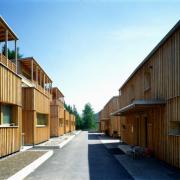 ArchitektInnen / KünstlerInnen: Raimund Rainer, Andreas Oberwalder<br>Projekt: Wohnhausanlage Mooserkreuz<br>Aufnahmedatum: 05/99<br>Format: 4x5'' C-Dia<br>Lieferformat: Dia-Duplikat, Scan 300 dpi<br>Bestell-Nummer: 8940/B<br>